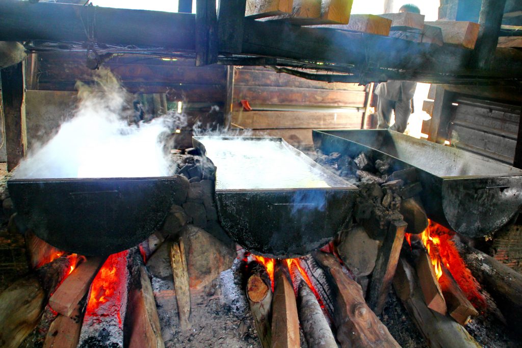 Bario Salt making
